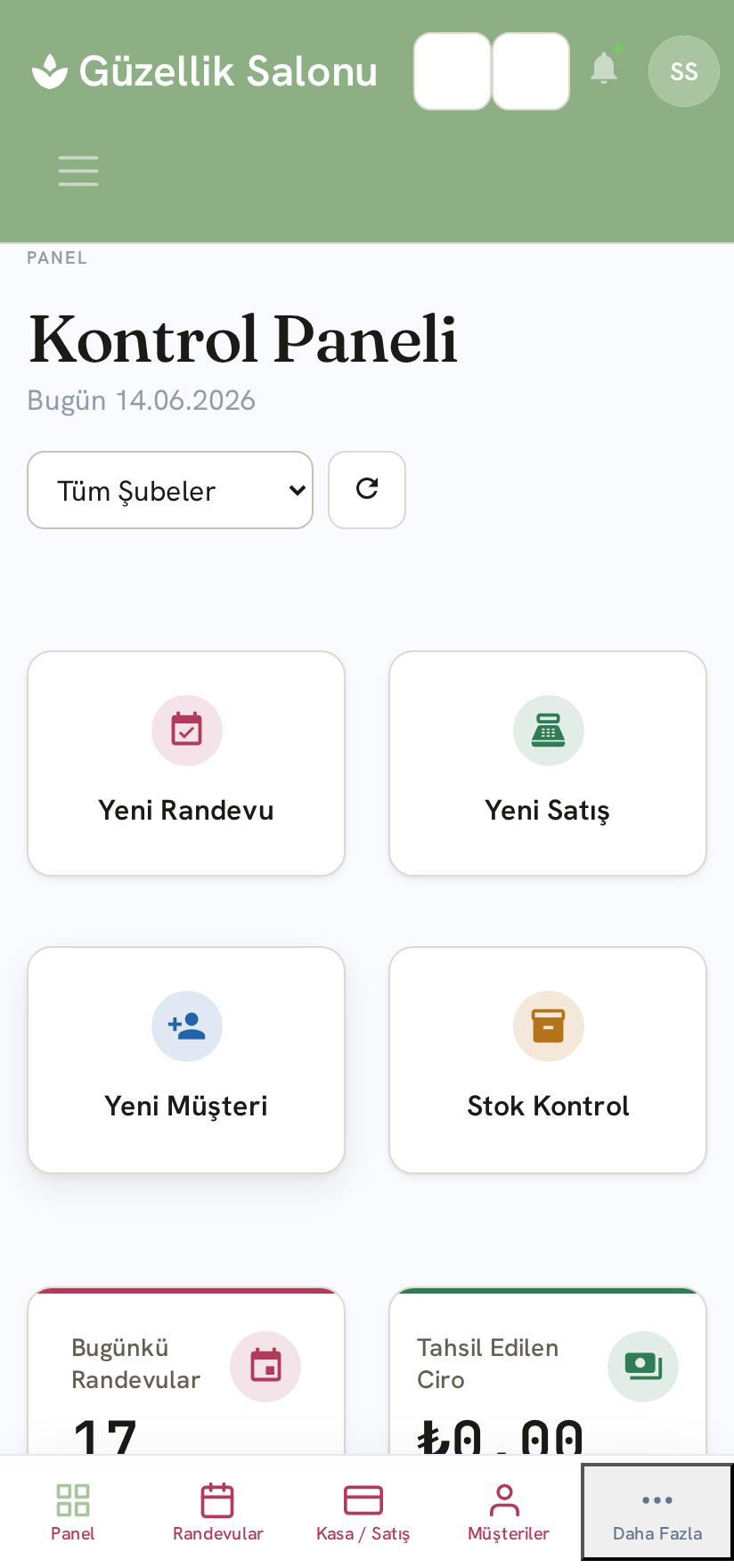 Salonia mobil uygulama